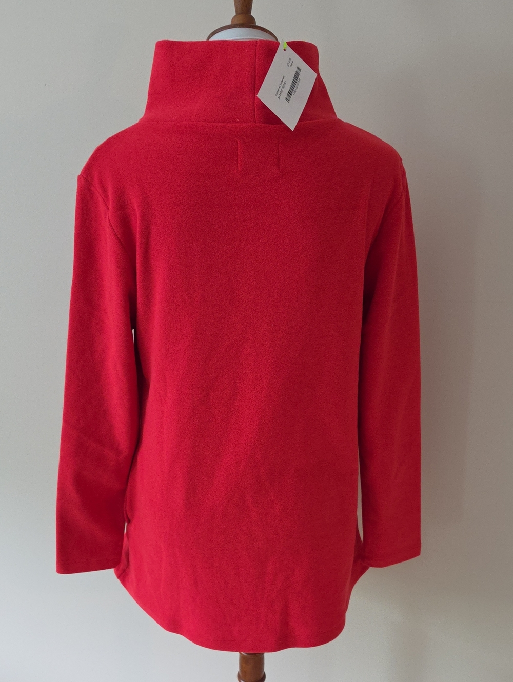 Dudley Stephens Classic Red Funnel Neck Women's Sweater Brand New - Picture 2 of 10